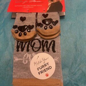 Chatties Owner & Pet Matching Socks Set (For Small Pets)